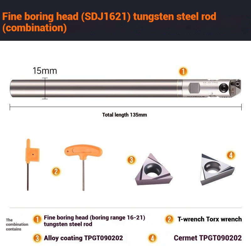 1070-SDJ Fine Boring Tools Fine Boring Heads Adjustable BT40 Fine Boring Tools Set Machining Center Small Bore Fine Boring Tools Shandong Denso Pricision Tools Co.,Ltd.